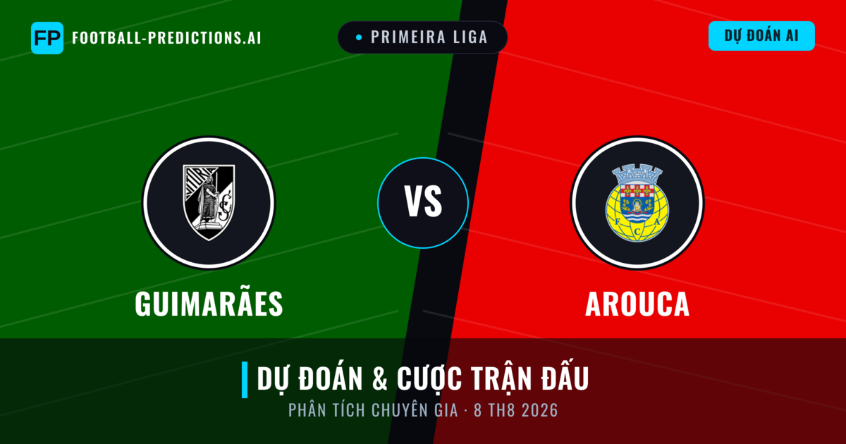 Guimarães vs Arouca — dự đoán và xem trước trận đấu