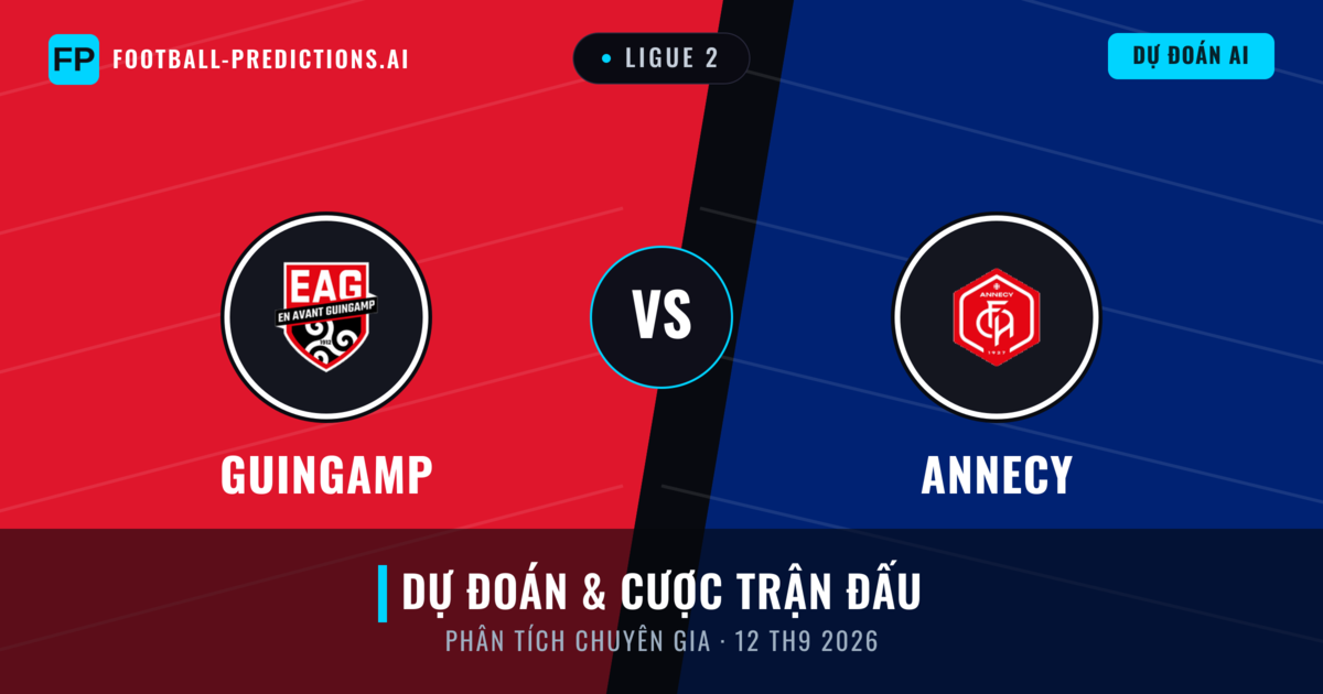 Guingamp vs Annecy — dự đoán và xem trước trận đấu