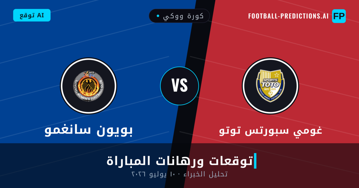 غومي سبورتس توتو ضد بويون سانغمو — توقعات ومعاينة المباراة