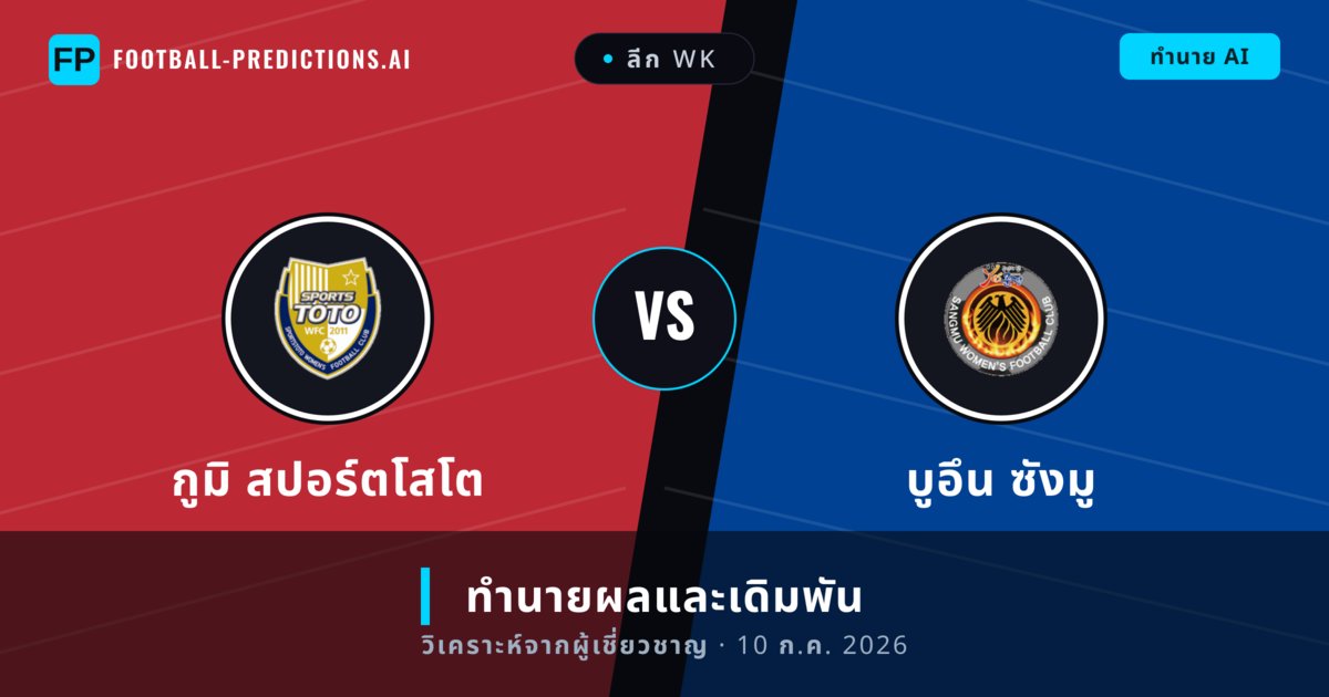 กูมิ สปอร์ตโสโต พบ บูอึน ซังมู — ทำนายผลและพรีวิวการแข่งขัน