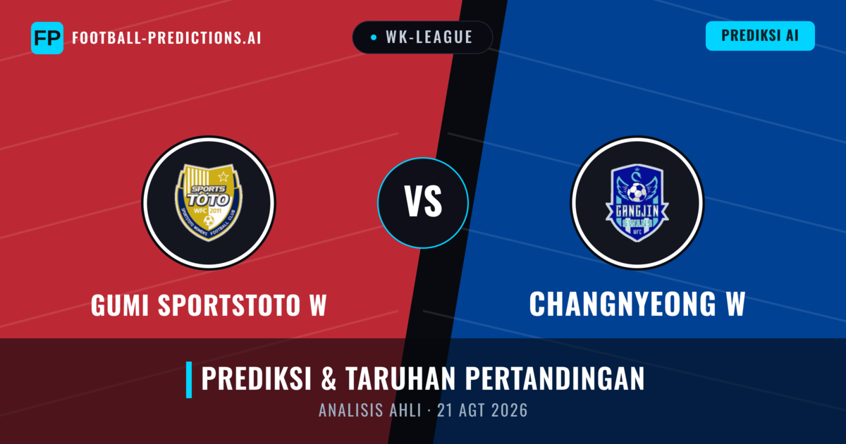 Gumi Sportstoto W vs Changnyeong W — prediksi dan pratinjau pertandingan