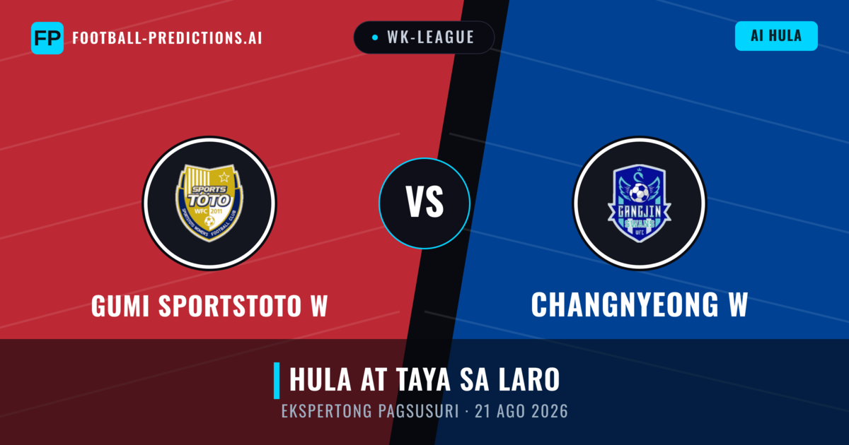 Gumi Sportstoto W vs Changnyeong W — hula at preview ng laban