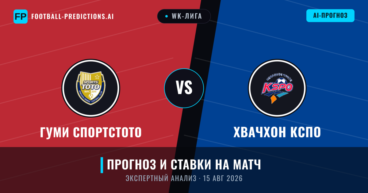Гуми Спортстото – Хвачхон КСПО — прогноз и превью матча