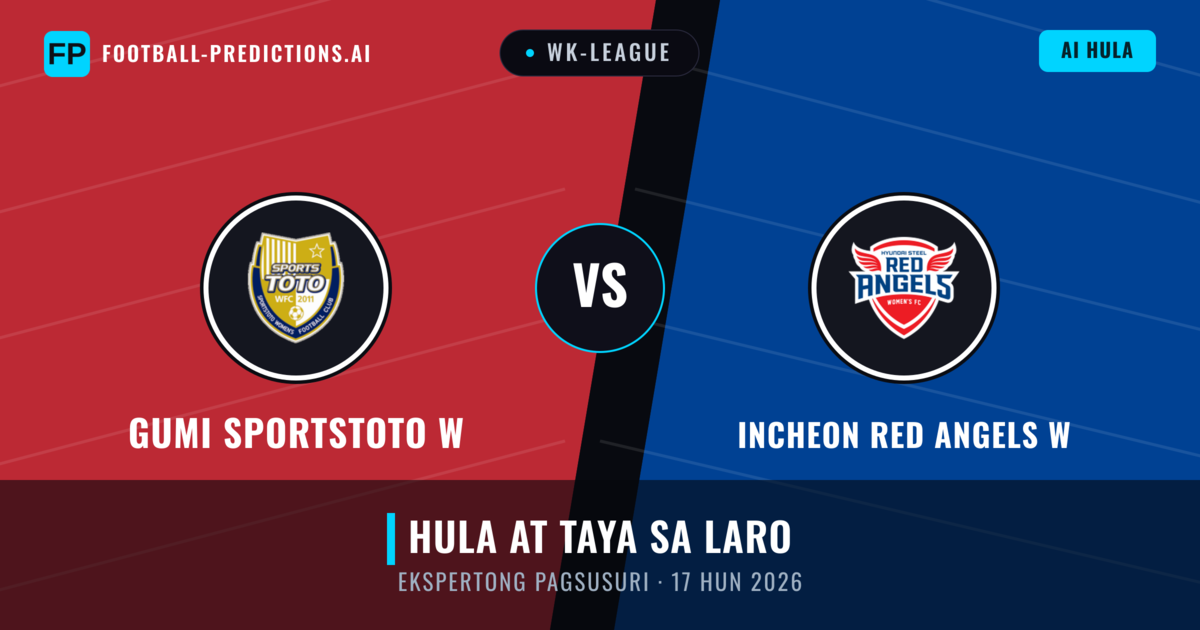 Gumi Sportstoto W vs Incheon Red Angels W — hula at preview ng laban