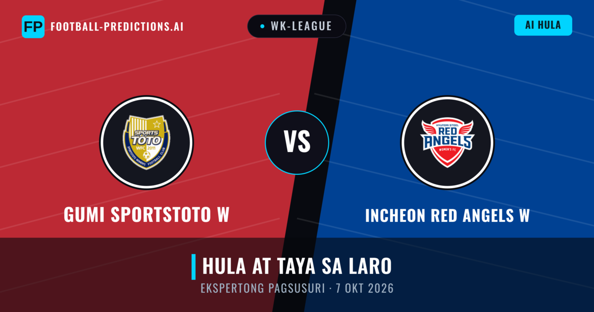 Gumi Sportstoto W vs Incheon Red Angels W — hula at preview ng laban
