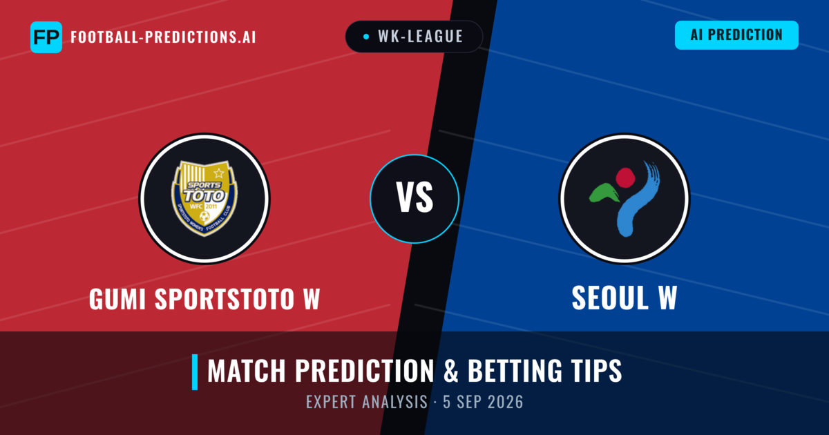 Gumi Sportstoto W vs Seoul W — match prediction & preview