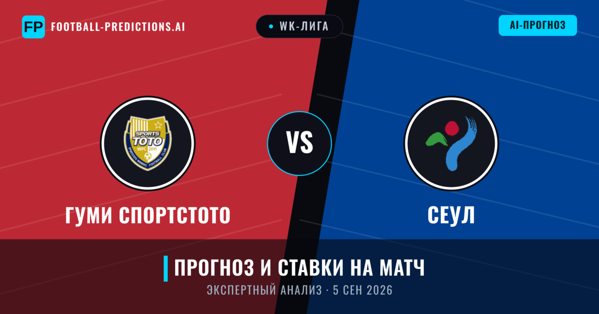 Гуми Спортстото – Сеул — прогноз и превью матча