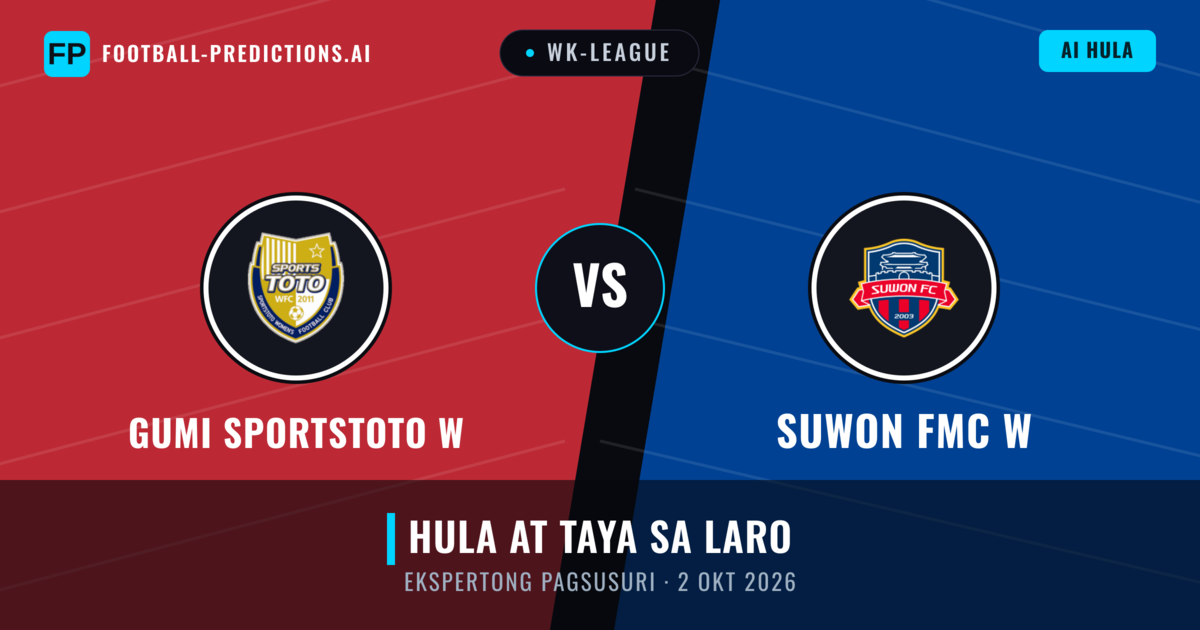 Gumi Sportstoto W vs Suwon FMC W — hula at preview ng laban
