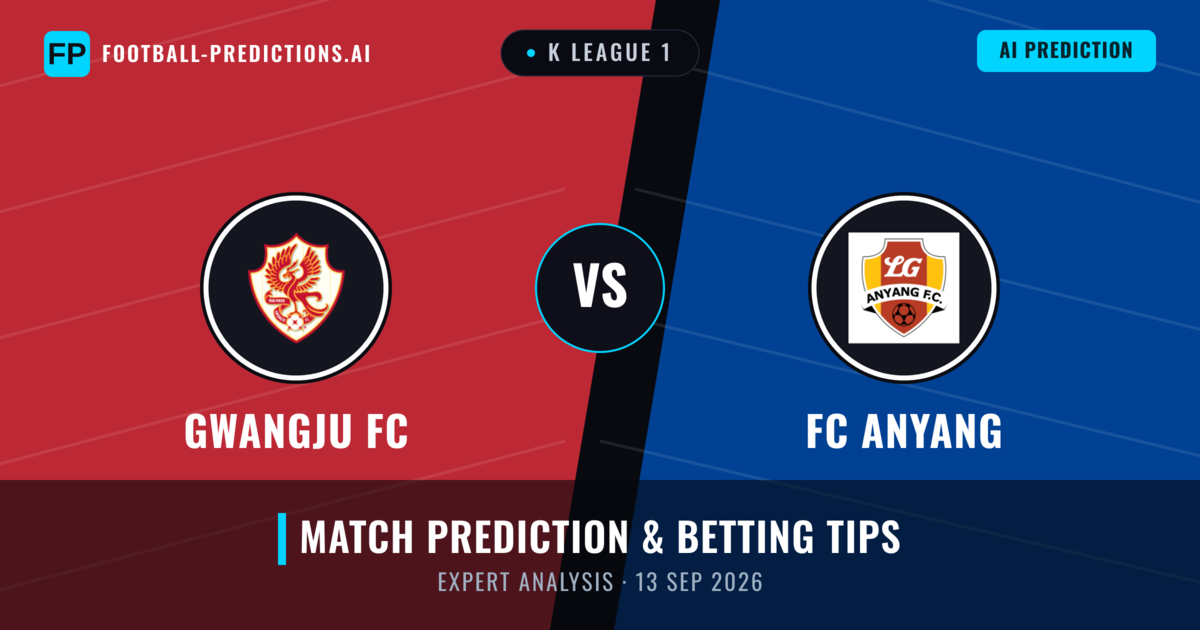 Gwangju FC vs FC Anyang — match prediction & preview