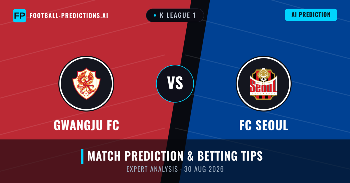 Gwangju FC vs FC Seoul — match prediction & preview