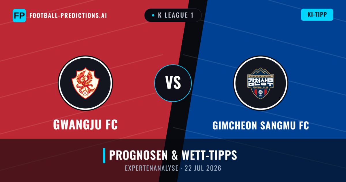 Gwangju FC vs Gimcheon Sangmu FC — Prognose und Spielvorschau