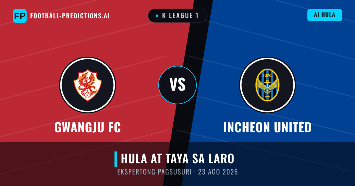 Gwangju FC vs Incheon United — hula at preview ng laban