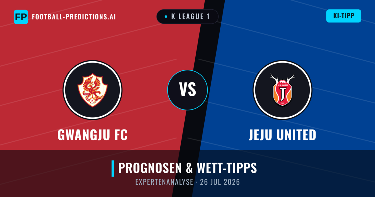 Gwangju FC vs Jeju United — Prognose und Spielvorschau