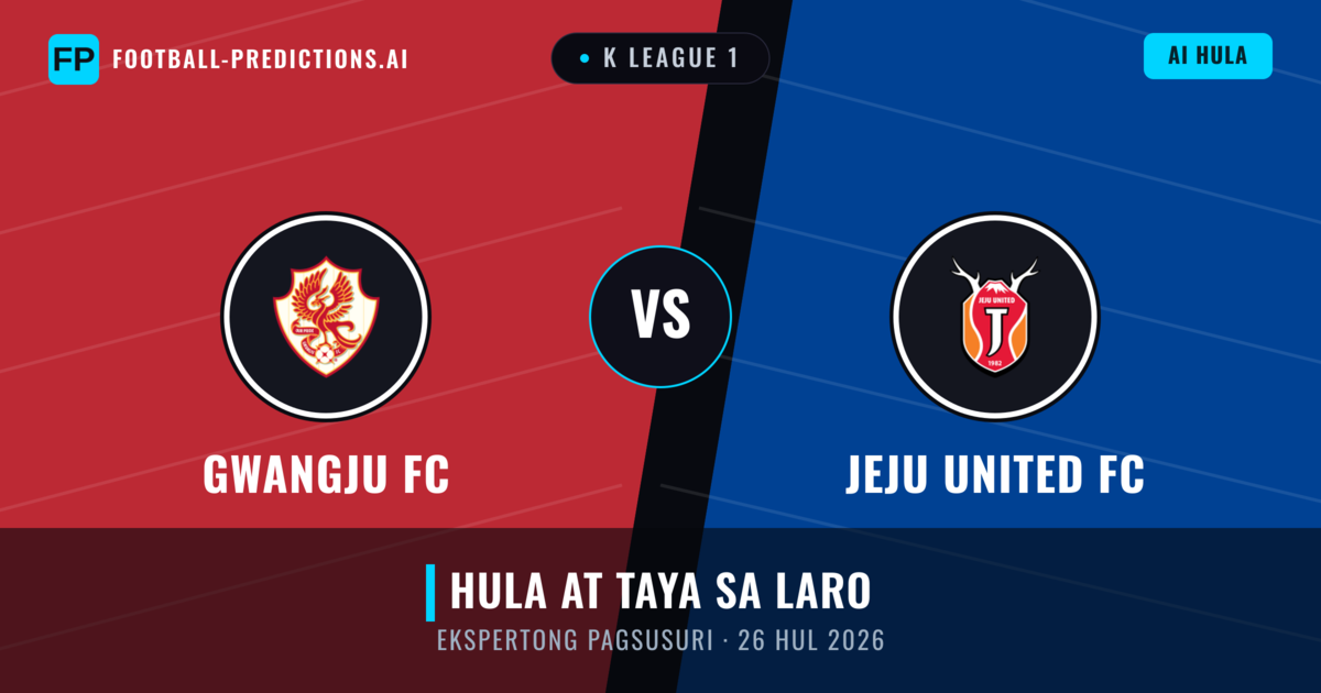 Gwangju FC vs Jeju United FC — hula at preview ng laban