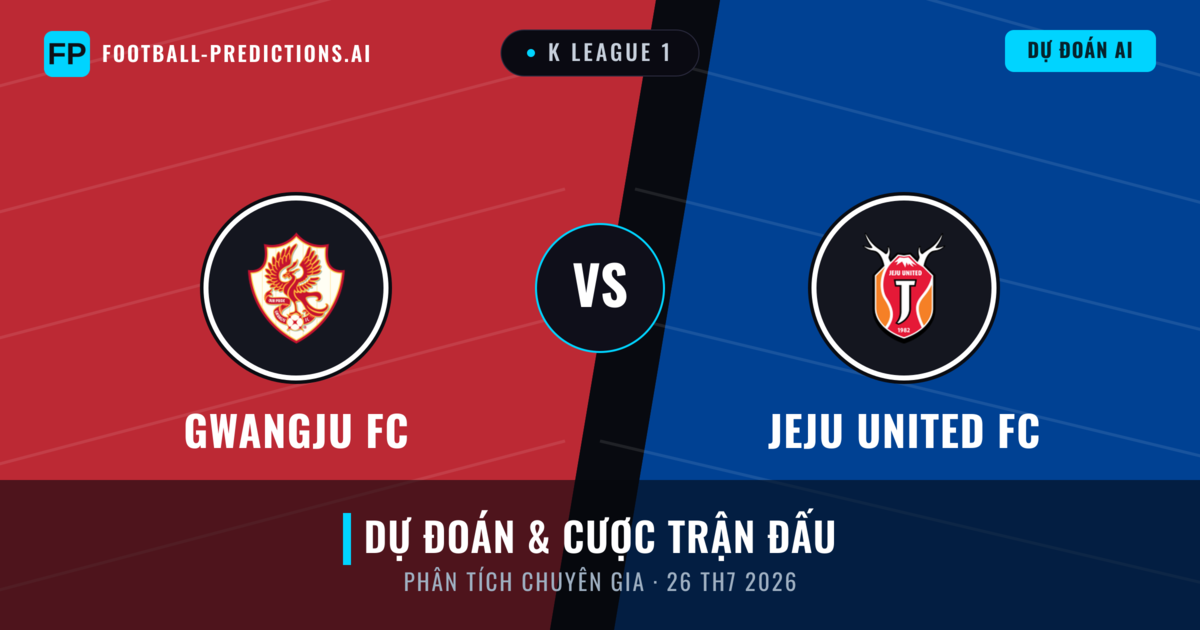 Gwangju FC vs Jeju United FC — dự đoán và xem trước trận đấu