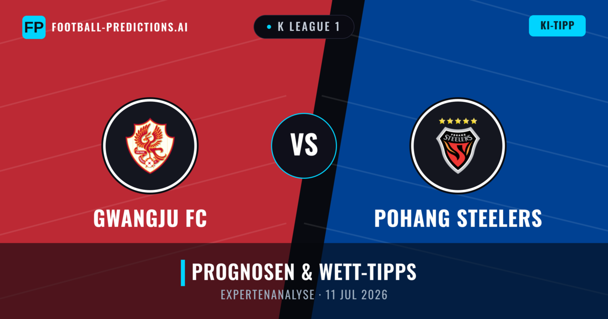 Gwangju FC vs Pohang Steelers — Prognose und Spielvorschau
