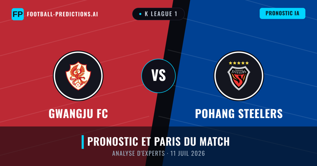 Gwangju FC vs Pohang Steelers — pronostic et avant-match