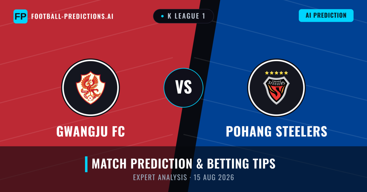 Gwangju FC vs Pohang Steelers — match prediction & preview