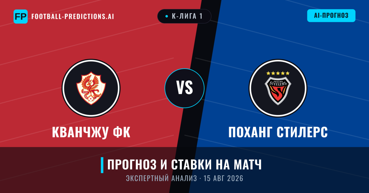 Кванчжу ФК – Поханг Стилерс — прогноз и превью матча