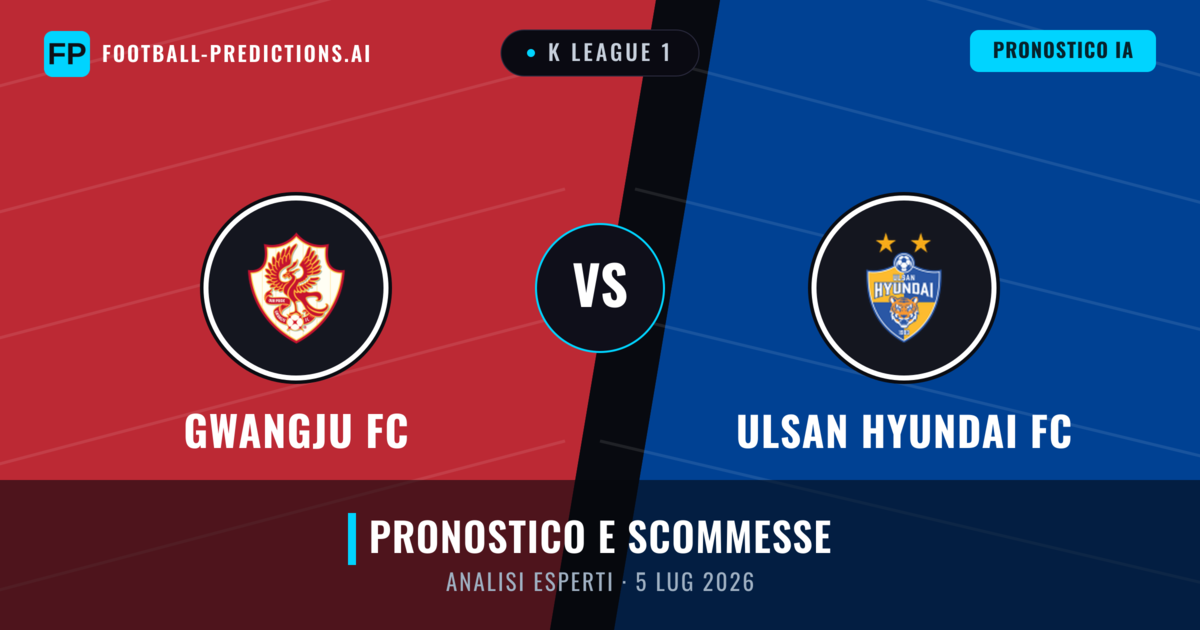 Gwangju FC vs Ulsan Hyundai FC — pronostico e anteprima del match