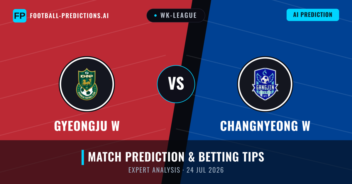 Gyeongju W vs Changnyeong W — match prediction & preview