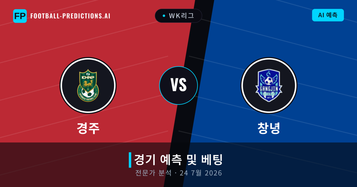 경주 대 창녕 — 경기 예측 및 프리뷰