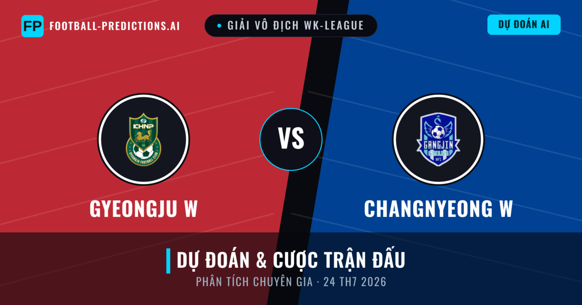 Gyeongju W vs Changnyeong W — dự đoán và xem trước trận đấu