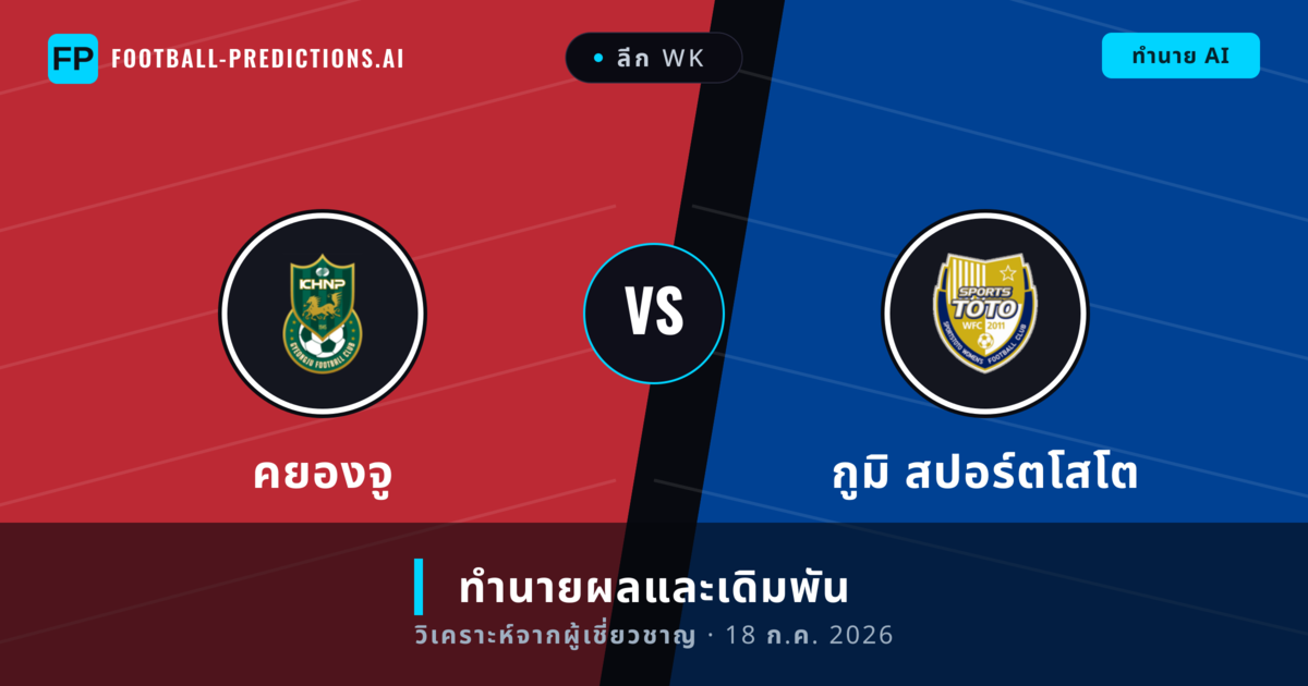 คยองจู พบ กูมิ สปอร์ตโสโต — ทำนายผลและพรีวิวการแข่งขัน