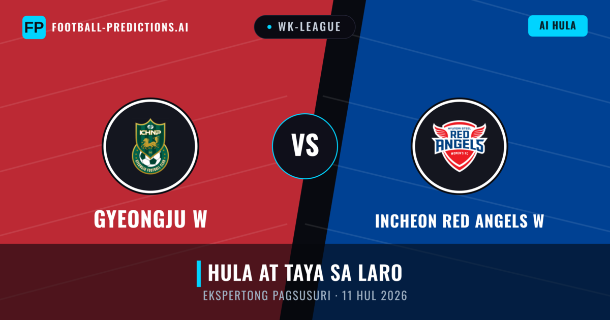 Gyeongju W vs Incheon Red Angels W — hula at preview ng laban