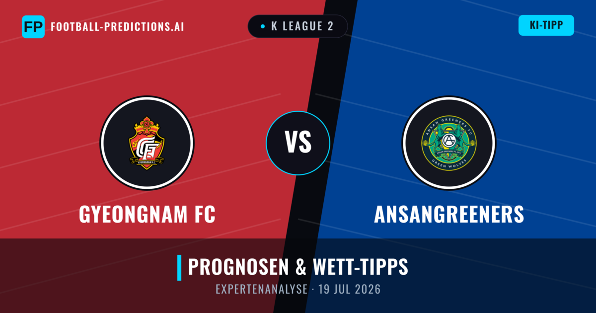 Gyeongnam FC vs Ansangreeners — Prognose und Spielvorschau