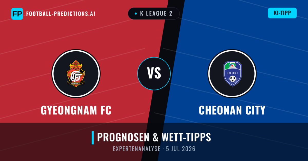 Gyeongnam FC vs Cheonan City — Prognose und Spielvorschau