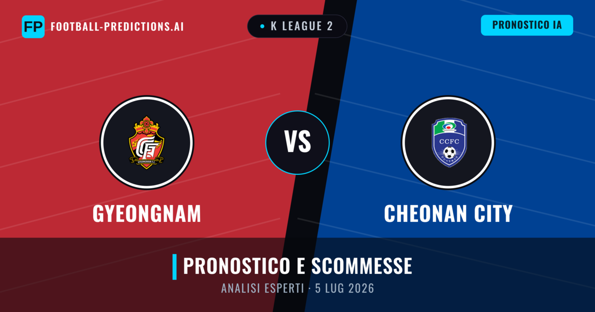Gyeongnam vs Cheonan City — pronostico e anteprima del match