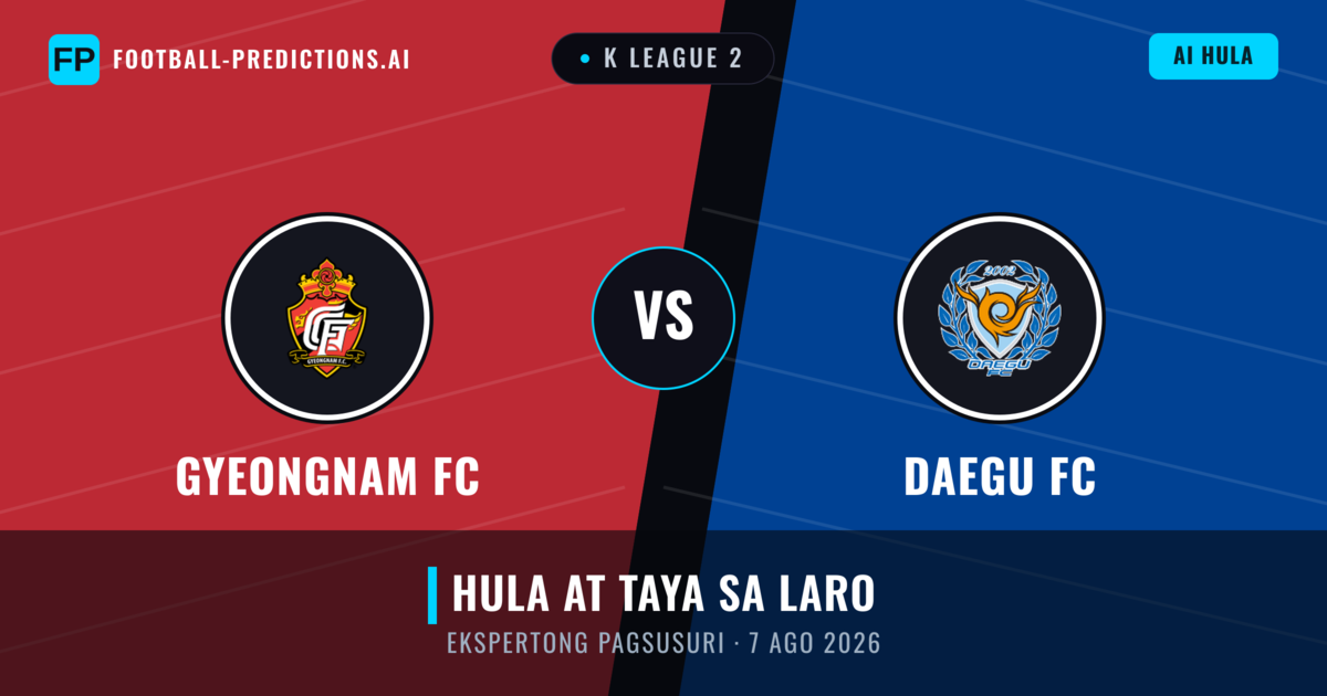Gyeongnam FC vs Daegu FC — hula at preview ng laban