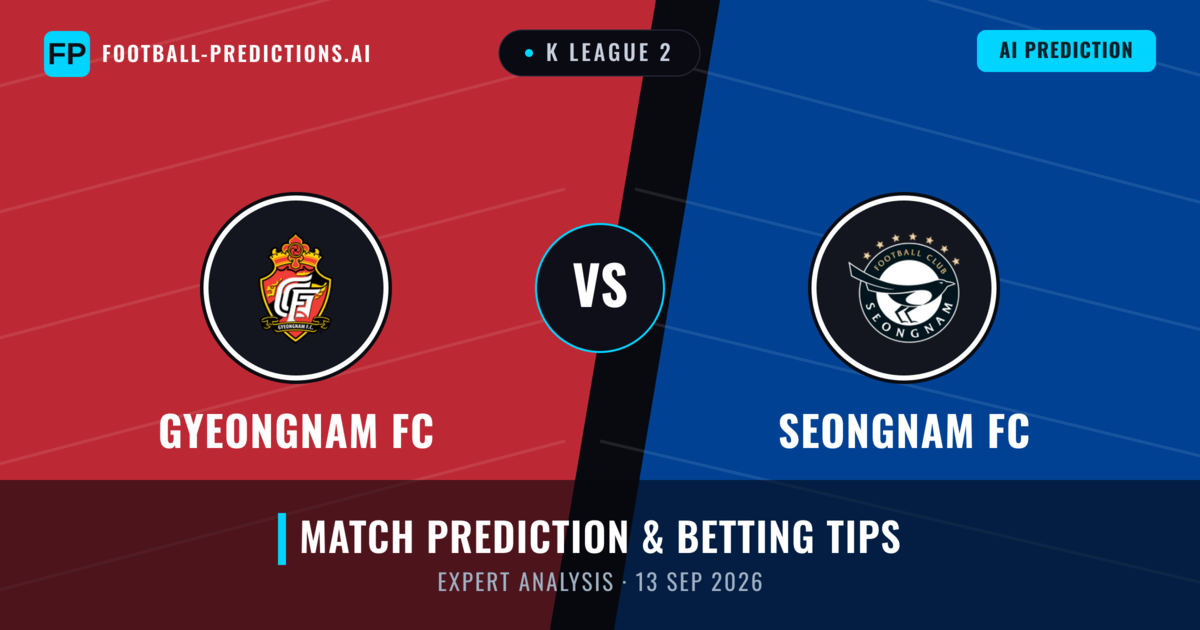 Gyeongnam FC vs Seongnam FC — match prediction & preview