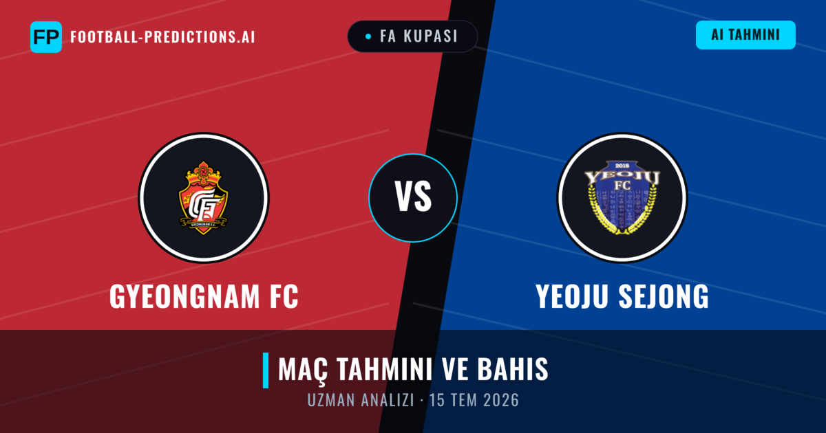 Gyeongnam FC - Yeoju Sejong — maç tahmini ve önizleme