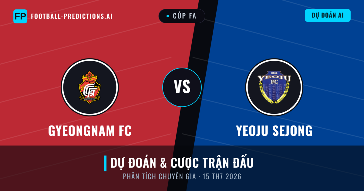 Gyeongnam FC vs Yeoju Sejong — dự đoán và xem trước trận đấu