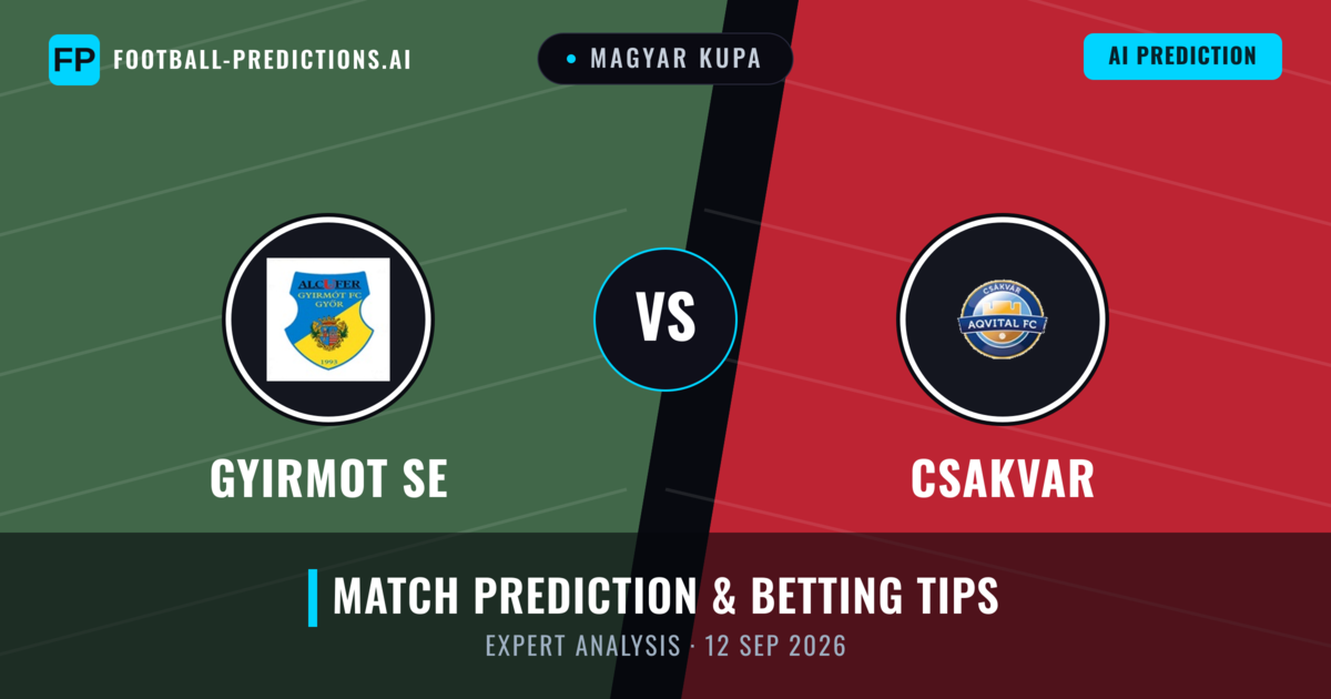 Gyirmot SE vs Csakvar — match prediction & preview