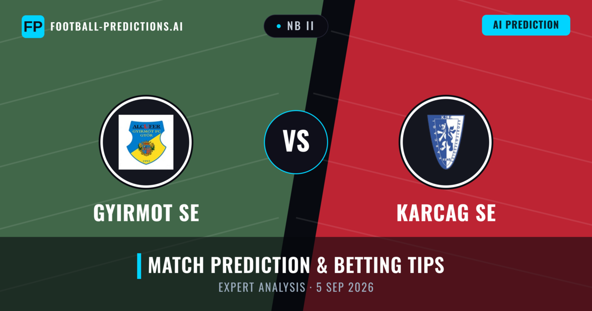Gyirmot SE vs Karcag SE — match prediction & preview