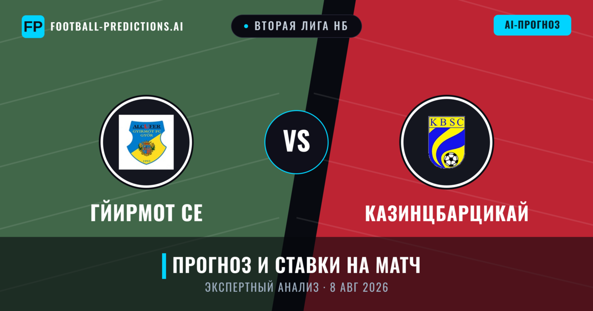 Гйирмот СЕ – Казинцбарцикай — прогноз и превью матча