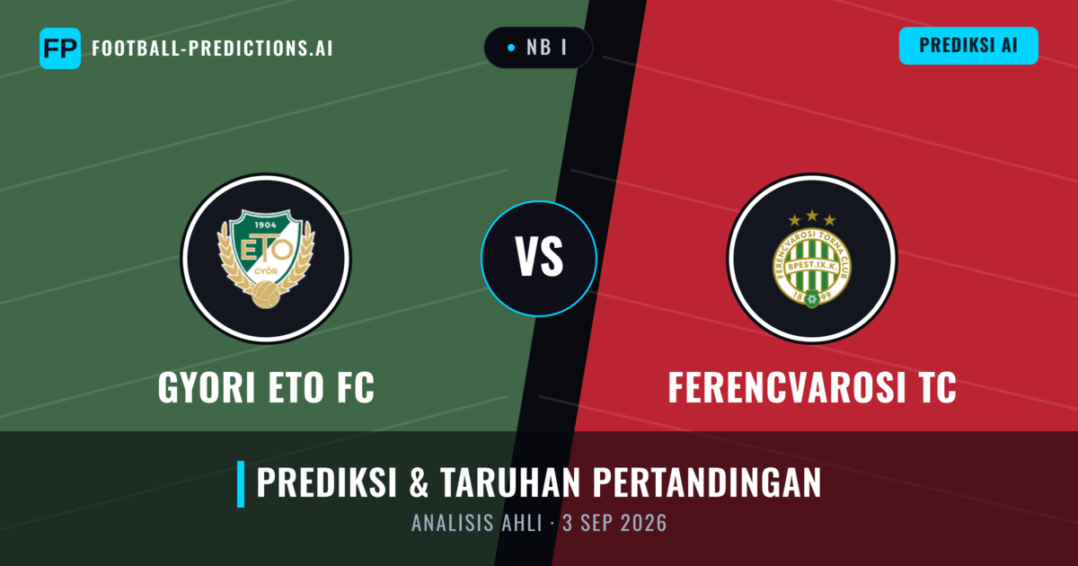 Győri ETO FC vs Ferencvárosi TC — prediksi dan pratinjau pertandingan