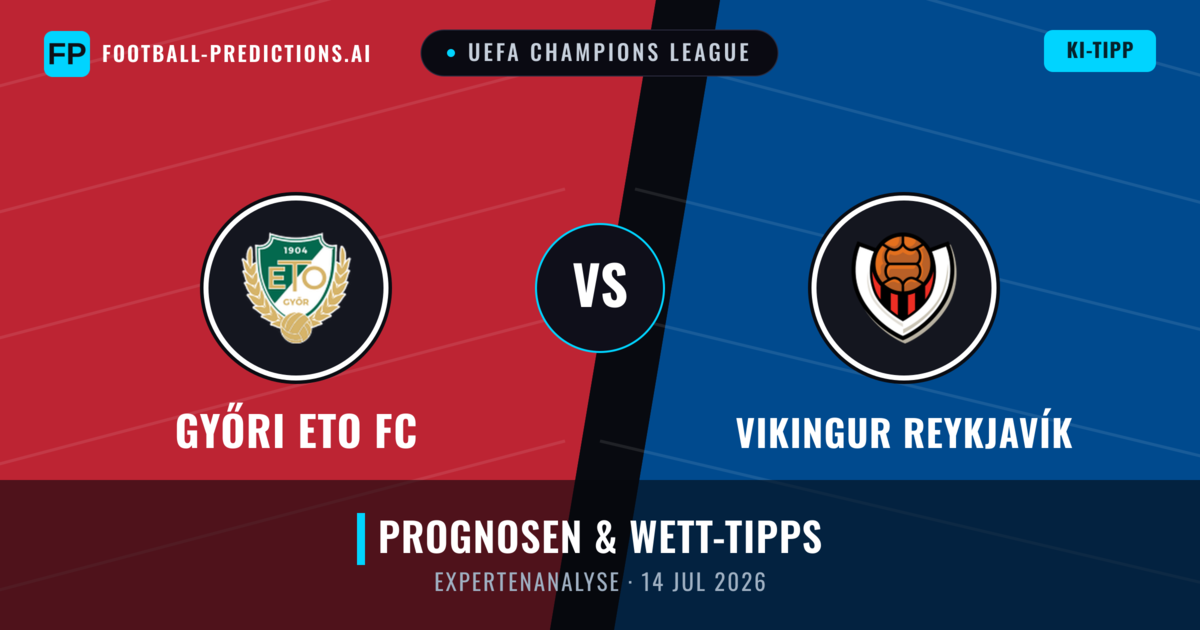 Győri ETO FC vs Vikingur Reykjavík — Prognose und Spielvorschau