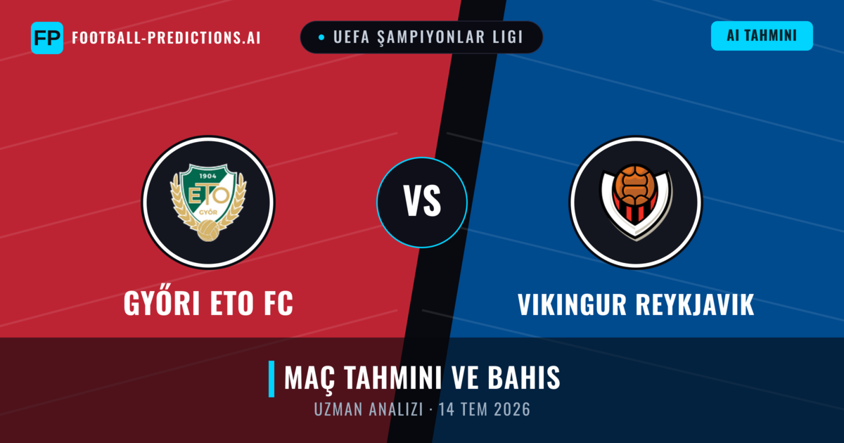 Győri ETO FC - Vikingur Reykjavik — maç tahmini ve önizleme