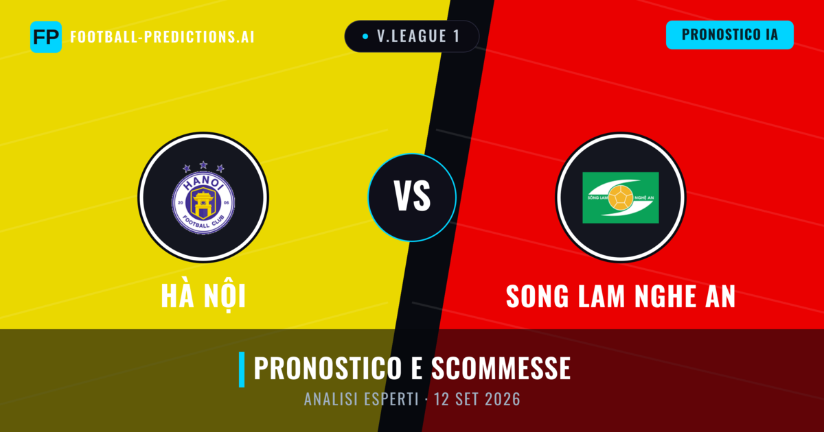 Hà Nội vs Song Lam Nghe An — pronostico e anteprima del match