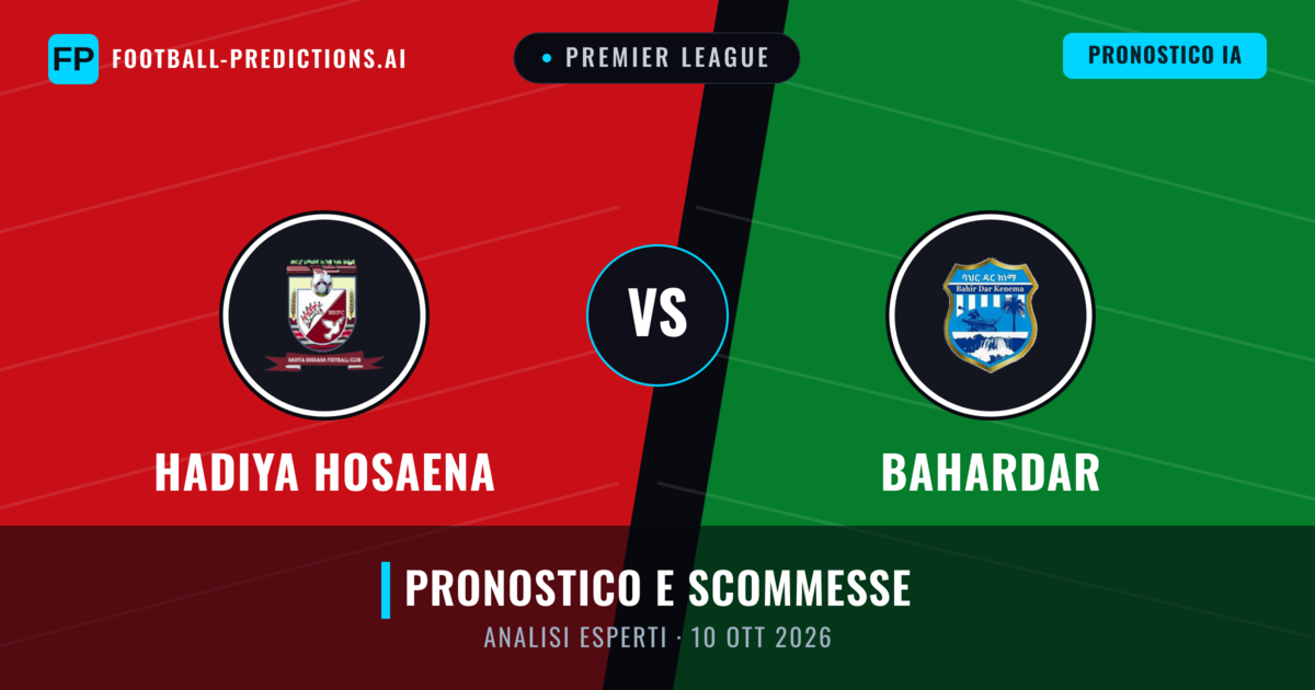Hadiya Hosaena vs Bahardar — pronostico e anteprima del match