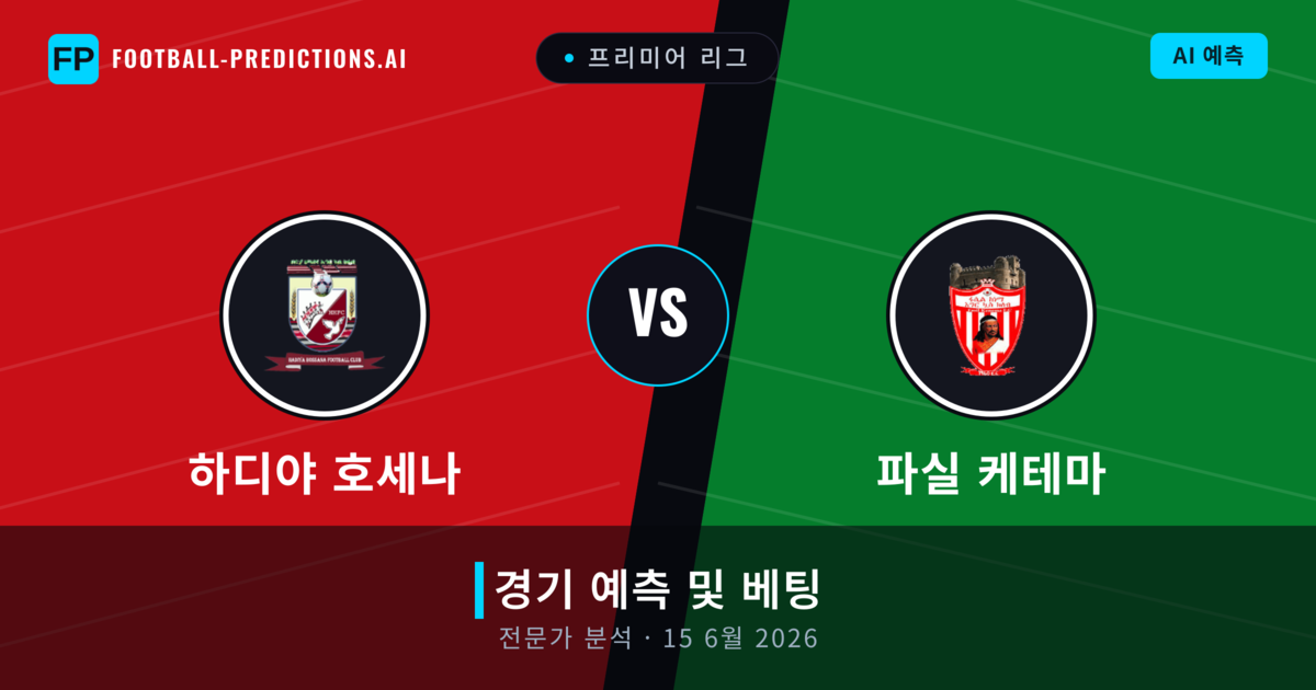 하디야 호세나 대 파실 케테마 — 경기 예측 및 프리뷰