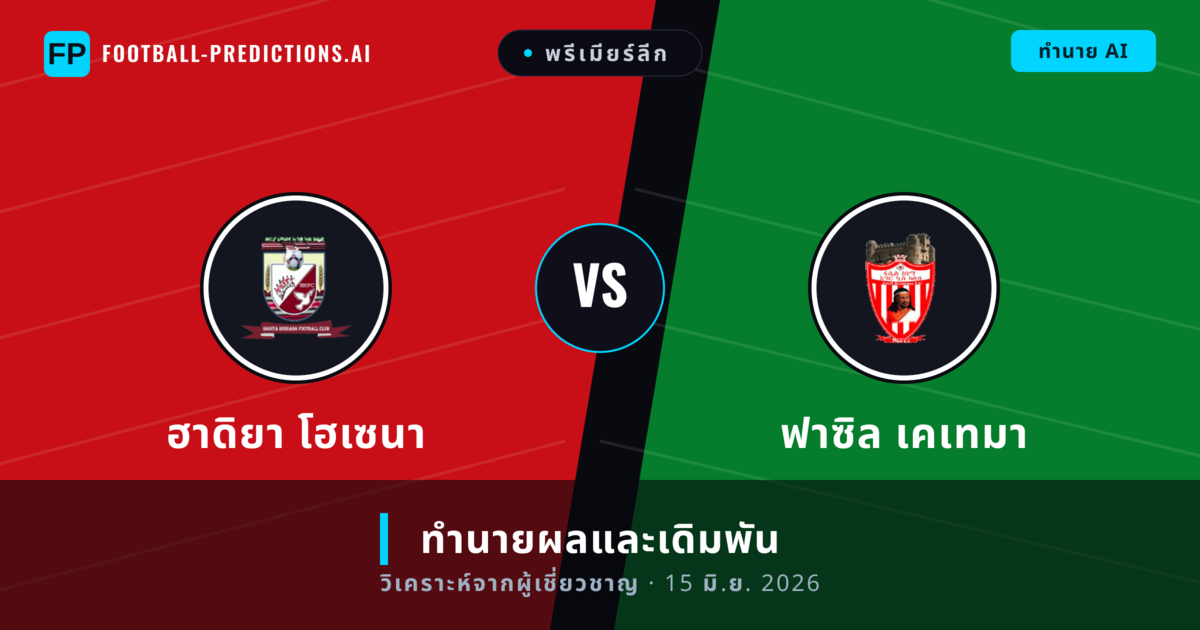 ฮาดิยา โฮเซนา พบ ฟาซิล เคเทมา — ทำนายผลและพรีวิวการแข่งขัน