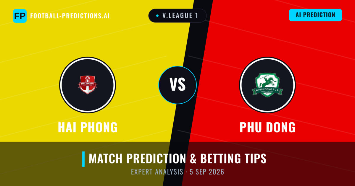 Hai Phong vs Phu Dong — match prediction & preview