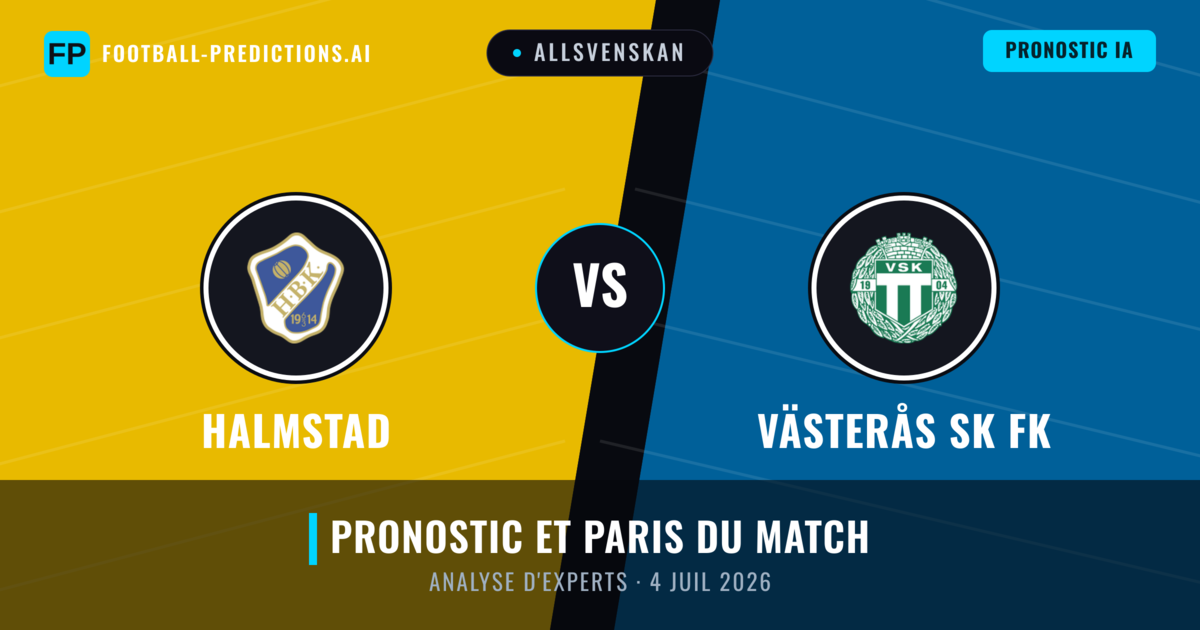 Halmstad vs Västerås SK FK — pronostic et avant-match
