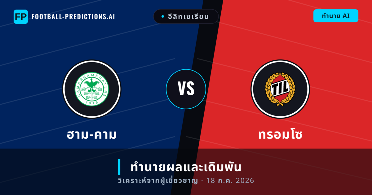 ฮาม-คาม พบ ทรอมโซ — ทำนายผลและพรีวิวการแข่งขัน