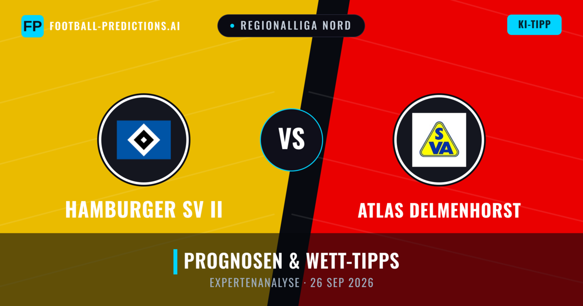 Hamburger SV II vs Atlas Delmenhorst — Prognose und Spielvorschau